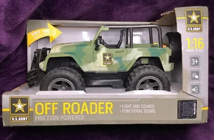 Official Army Jeep 4x4 Military Toy For Kids~ Safety Tested - Picture 1 of 8
