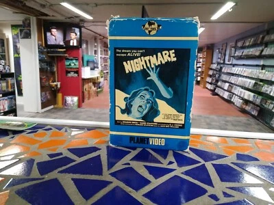 Nightmare vhs Planet Video Big Box  Romano Scavolini rare Horror "TESTED" - Image 1 of 4