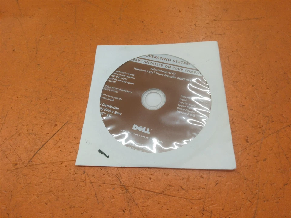 ⭐️⭐️⭐️⭐️Dell Operating System Reinstallation DVD Windows Vista Premium 32 Bit  - Image 1 of 4
