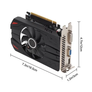 GT1030 Graphics Card 2GB GDDR5 PCI-E 3.0 Interface Single Cooling System - Picture 1 of 17
