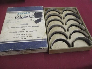 1937-39 Packard Six Cylinder Engine Standard Rod Bearing Set 303389 NOS - Picture 1 of 1