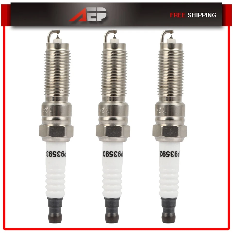 3 piezas bujías de iridio para Ford Fiesta 2014-2017 Ford Focus 2015-2018 1,0 L Foto 1 de 4