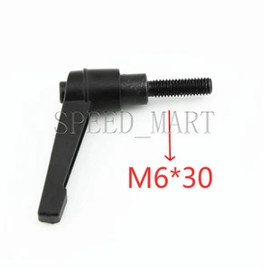 Manopola Filettata Macchinario M6 x 30mm Manico Regolabile Leva di Bloccaggio - Foto 1 di 3