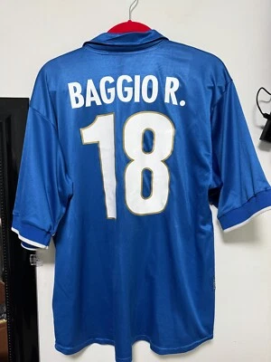 ITALY BAGGIO 1998-1999 ORIGINAL JERSEY Size XL WORLD CUP NIKE - Image 1 of 3