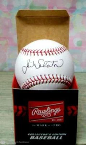 JIM SLATON SIGNED OFFICAL MLB BASEBALL BREWERS ANGELS - Picture 1 of 1
