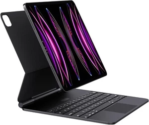 Magnetic Keyboard Case with Floating Arm Stand Compatible with iPad Pro 12.9 - Picture 1 of 7
