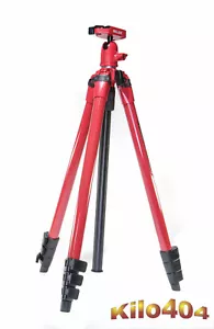 Slik Sprint Pro 47 ✯ Stativ ✯ Tripod ✯ 3-Wege Kopf ✯ NEU ✯ OVP ✯ Japan ✯ Rot ✯ - Bild 1 von 5