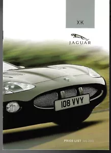 Jaguar XK Specifications 2003-04 UK Market Brochure Coupe Convertible XK8 XKR - Picture 1 of 2