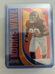 🏆 Insertos base Panini Playoff Rookie Wave 2020 y Prizm Parallels rojo RC #1-30 - Imagen 1 de 24
