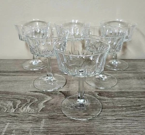 Vintage Regency by Cristal D'Arques Cut Crystal Champagne Glasses Set Of 6 - Picture 1 of 8