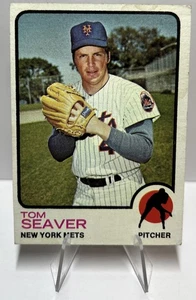 Tom Seaver 1973 Topps CARD#350 New York Mets VG+ HOF LEGEND NO CREASES - Picture 1 of 2