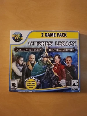 Witches' Legacy PC DVD-Rom Lair of the Witch Queen & Hunter and the Hunted NEW - Image 1 of 3