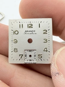 Esfera de reloj suizo Banner marfil y dorado - Imagen 1 de 5