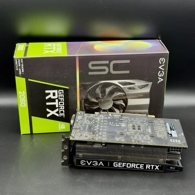 EVGA GEFORCE RTX 2060 SC 6GB GDDR6 SCHEDA VIDEO FUNZIONANTE OTTIME CONDIZIONI - Immagine 1 di 4