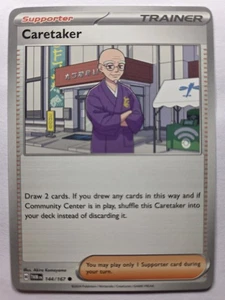 Caretaker 144/167 TWM SV06: Twilight Masquerade Common Normal NM Pokemon Tcg - Picture 1 of 2