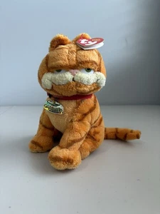 TY Garfield Beanie Baby Plush Toy With Tag The Garfield Movie 2004 - Picture 1 of 8