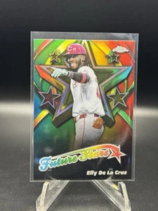 2025 Topps Chrome Logofractor Edition  Elly De La Cruz Future Stars #FS-7 Reds - Picture 1 of 2