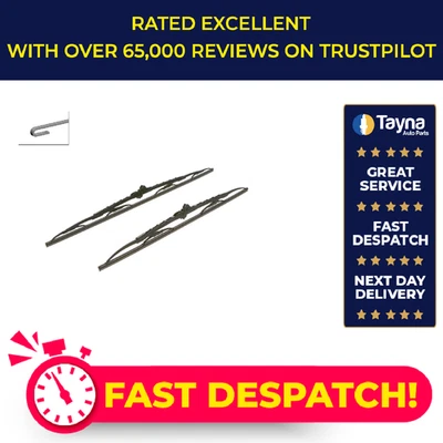 2x Wiper Blades (Pair) fits MITSUBISHI ASX GA Front 2010 on Windscreen Set Bosch - Image 1 of 4