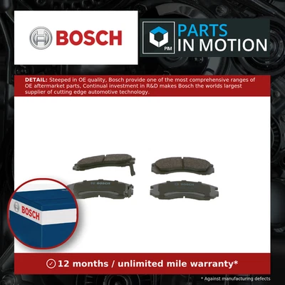 Brake Pads Set fits MITSUBISHI OUTLANDER Mk1, Mk2, Mk3 Front 2003 on 4J11 Bosch - Image 1 of 4