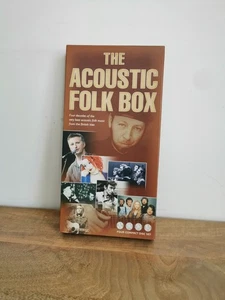 The Acoustic Folk Box - Various Artists, 4 CD Boxset Compilation with Book, RARE - Imagen 1 de 6
