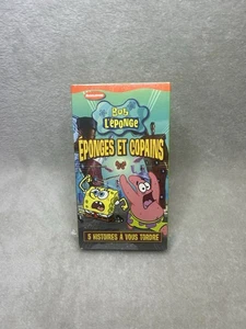 SPONGEBOB Sealed Error VHS [FRENCH, 2002] Sponge Buddies (Rare - Hard To Find) - Picture 1 of 6