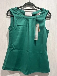 Review Mia Green Emerald Top Blouse Size 6 - Picture 1 of 4