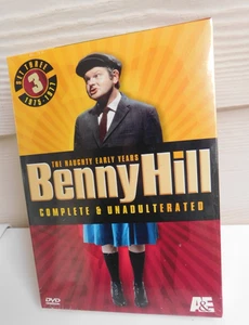 Benny Hill Naughty Early Years Set 3 Complete & Unadulterated 3-Disc DVD Set New - Picture 1 of 3