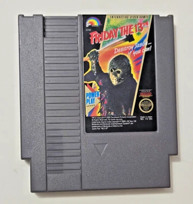 Friday the 13th (Nintendo NES, 1989) Cartridge Authentic and Tested - Image 1 of 3