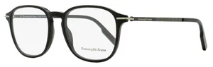 Zegna Soft Square Eyeglasses EZ5229 001 Black 52mm - Picture 1 of 3
