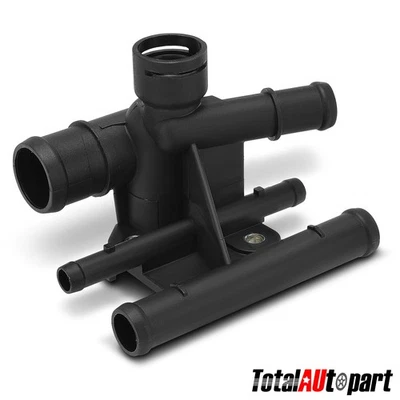 Engine Coolant Water Outlet for Volkswagen Jetta 2006-2008 Passat Eos Audi A3 TT - Image 1 of 4