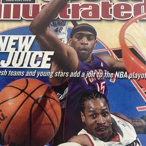 Sports Illustrated Magazine VINCE CARTER ALLEN IVERSON NEW JUICE May 14, 2001 - Picture 1 of 7