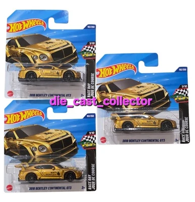 3x Hot Wheels 2025 - 2018 Bentley Continental GT3 Frete Na Caixa Frete Combinado - Imagem 1 de 2