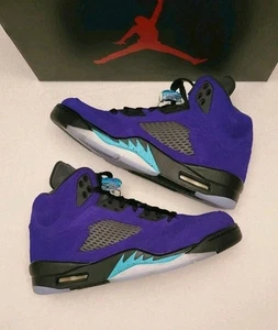 Air Jordan 5 Retro Alternate Grape Ice New Emerald Black - Größe: 40,5 🌈🌈 - Bild 1 von 16