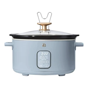 Bellissima Pentola Lenta Programmabile 6 Qt, Blu Fiordaliso - Foto 1 di 12