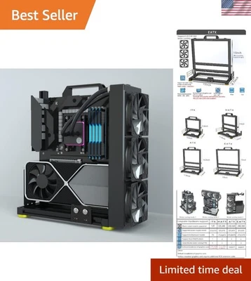 Versátil estuche de marco de aluminio hágalo usted mismo para construcciones personalizadas de PC - Soporta refrigeración por agua Foto 1 de 4