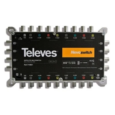 Televes Guss-Multischalter 9in8 NEVO kask.o.NT (MS-NT1208N) 714601 MS98C (842445 - Bild 1 von 2