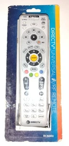 DIRECTV Universal IR/RF Remote RC66RX Gray Requires 2 AA Batteries - Picture 1 of 2