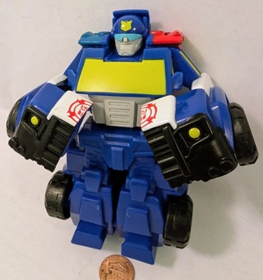 Playskool Heroes.Transformers Rescue Bots.Capture Claw CHASE.Police tow Truck. - Image 1 of 3