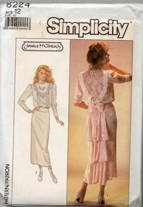 VINTAGE!UNGESCHNITTEN!NEU!8224 SIMPLICITY MISSES KLEID JESSICA MCCLINTOCK - Bild 1 von 1
