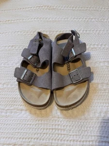 Birkenstock metallic lilac sandals with back strap Size 41 - Picture 1 of 3