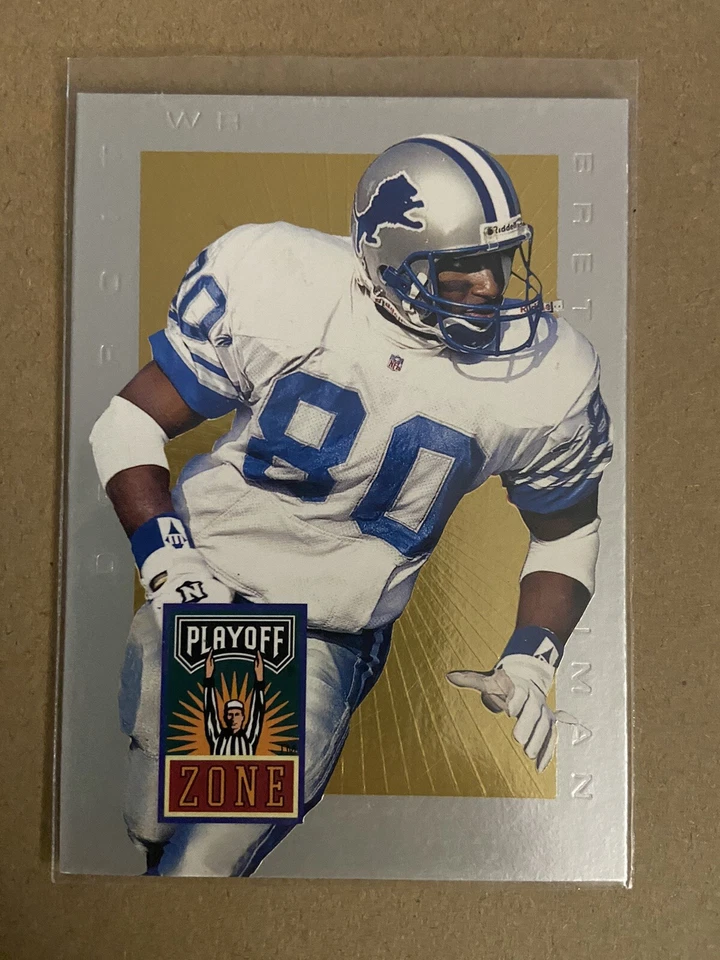 1996 Playoff Trophy Contenders Playoff Zone Brett Perriman #PZ-32 - Image 1 of 2