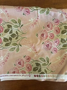 Empress Woo Pink Bouquet-Floral by Robyn Randolph Free Spirit 41x44-Cotton - Picture 1 of 2