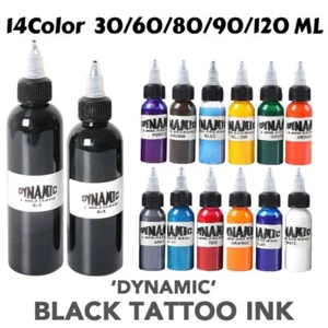30-120ML DIY Tattoo Ink Non Toxic Pigment Professional Tattoo Ink 16 Colors - Picture 1 of 25
