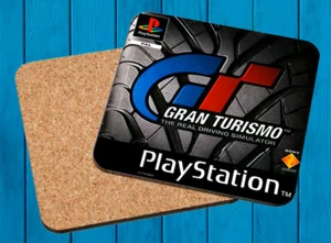 Grande Turismo PLAYSTATION Psx Sottobicchieri Legno Wooden Sottobicchieri - Foto 1 di 1