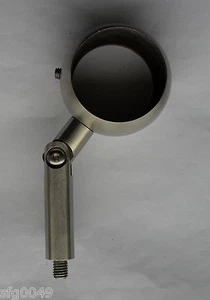 Edelstahl Handlaufstütze V2A Halter Handlaufträger Pfosten Gelenk Konsole VA.. - Bild 1 von 4