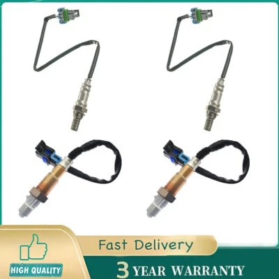 Sensor de oxígeno 4 piezas para transmisión manual Cadillac CTS 2010-2011 aguas arriba + aguas abajo Foto 1 de 4