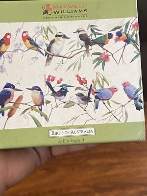 "Posavasos de corcho Maxwell & Williams Birds of Australia de Eric Shepherd 4""" Foto 1 de 4