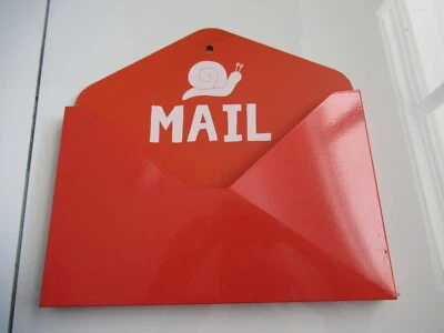 Snail Mail Playhouse Mailbox, Red, 10" x 10" - MINT NEW NEVER USED! BEST PRICE! - Image 1 of 2