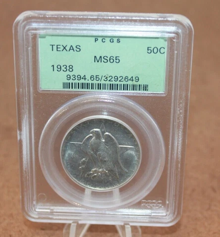 1938 Texas PCGS MS65 Commemorative Half Dollar [102WEJ] Cover