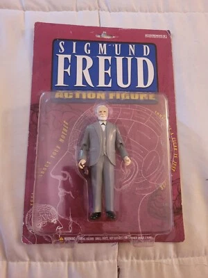 Sigmund Freud Action Figure 5" Item #10884 New Y2K Psychotherapy Psychology  - Image 1 of 4